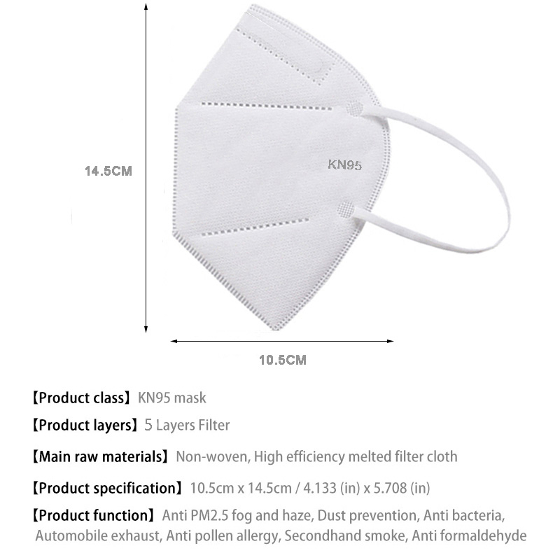 10-100PCS mascarillas FFP2 Fac - Disposable Surgical Mask review and price