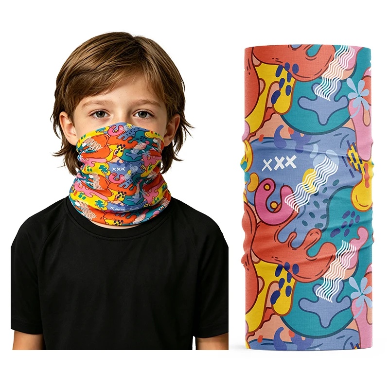 Kids Cooling Ice Silk Neck Gai - Kids Face Mask review and price